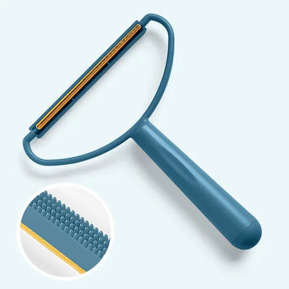 Portable Pet Hair Remover Manual Scraper and Lint Cleaner Brush for Cat Hair Removal